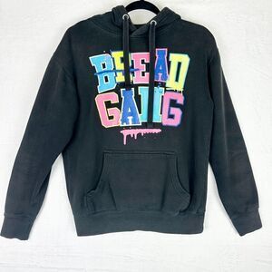 Bread Gang Yung Slime Official Merch Drip Gang Hoodie Size Small Black